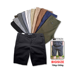 Big size 75kg - 135kg | Quần Short Kaki ngắn ngoại cỡ co giãn size to size lớn form ôm | PH Big Size | Q85