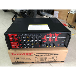 Amply Growton PN-4800 Chạy 8 sò Công Suất 600w