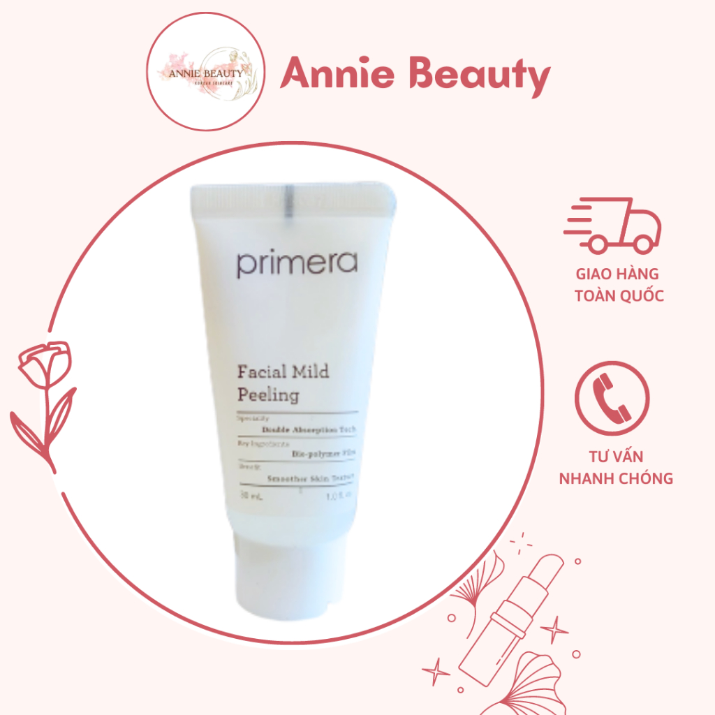 Tẩy tế bào chết Primera dạng gel tẩy da chết nhẹ nhàng dưỡng da mặt sạch thoáng lại giữ ẩm cho da mềm mại không kích ứng