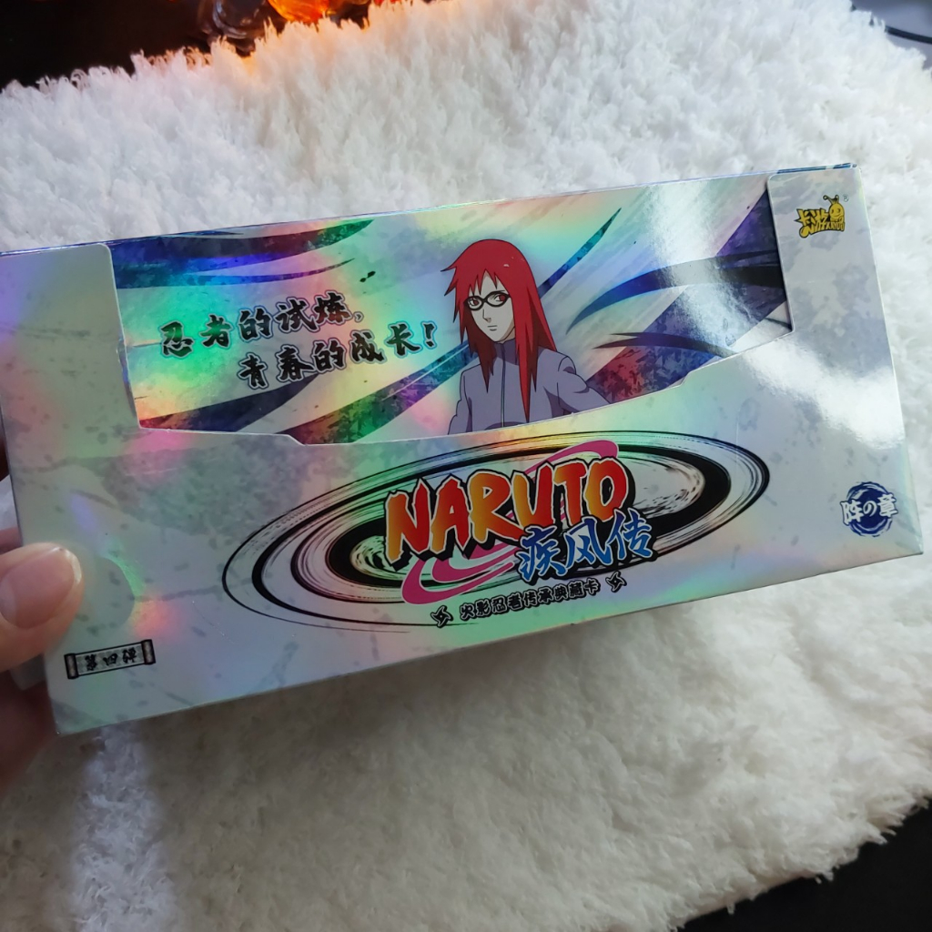 Hộp Không Naruto sức chứa 900 card VS Sasuke tặng 1 thẻ Anime ngẫu nhiên 2129 5-1