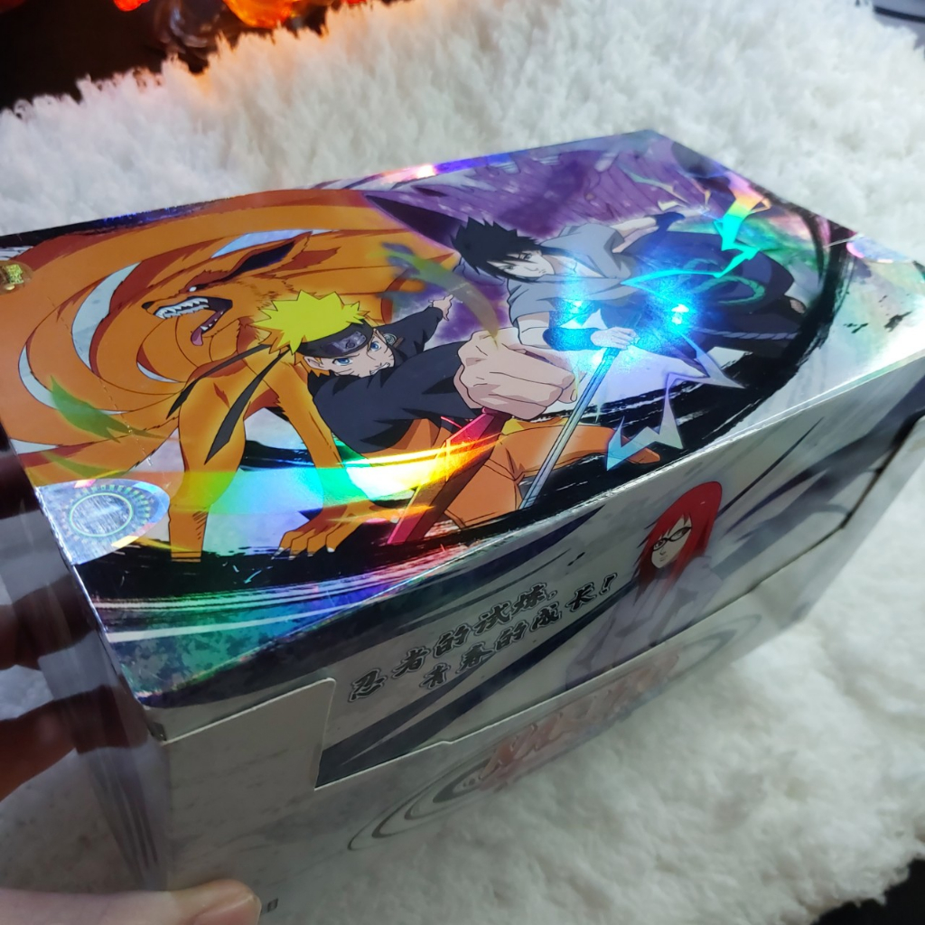 Hộp Không Naruto sức chứa 900 card VS Sasuke tặng 1 thẻ Anime ngẫu nhiên 2129 5-1