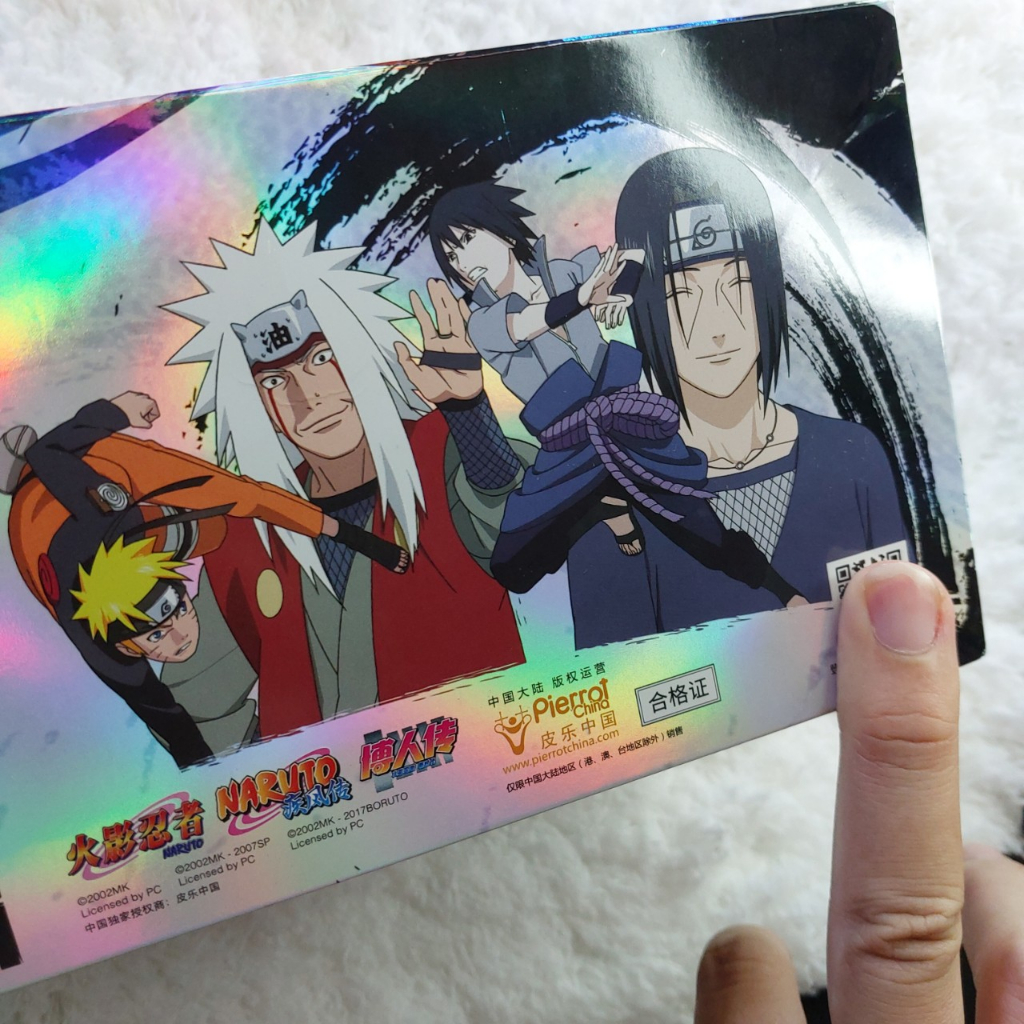 Hộp Không Naruto sức chứa 900 card VS Sasuke tặng 1 thẻ Anime ngẫu nhiên 2129 5-1