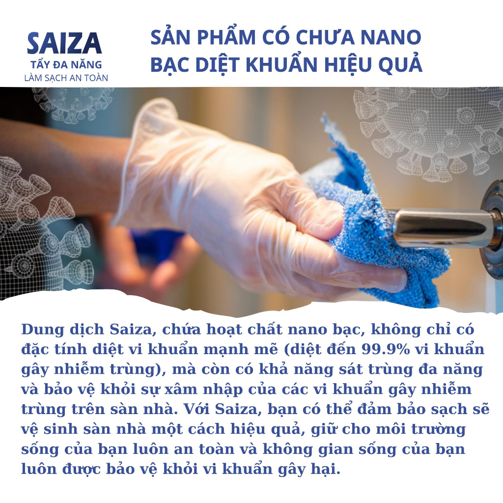 DUNG DỊCH TẨY ĐA NĂNG SAIZA 1000ML