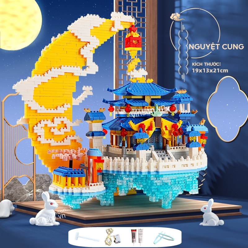 Đồ chơi xếp hình lắp ráp kiến trúc 3D.ĐỒ CHƠI XẾP HÌNH.Mô hình đồ chơi lắp ráp Đồ chơi trung quốc Mô hình kiến trúc