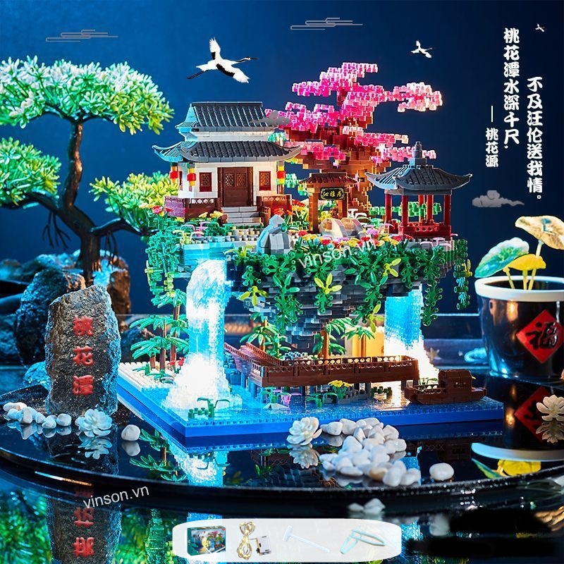 Đồ chơi xếp hình lắp ráp kiến trúc 3D.ĐỒ CHƠI XẾP HÌNH.Mô hình đồ chơi lắp ráp Đồ chơi trung quốc Mô hình kiến trúc