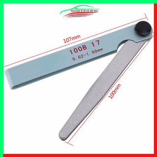Thước căn lá 100B 17 lá 0.02-1mm