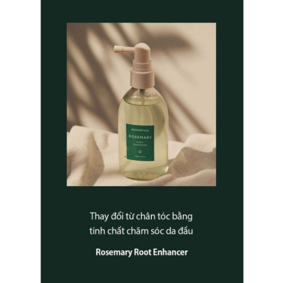 Xịt Dưỡng Chân Tóc AROMATICA Rosemary Root Enhancer 100ml chiết xuất hương thảo