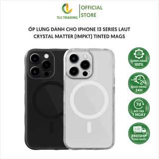 Ốp lưng dành cho iphone 13 series laut crystal matter tinted mags kỹ thuật chống va đập impkt độc quyền- hàng ch