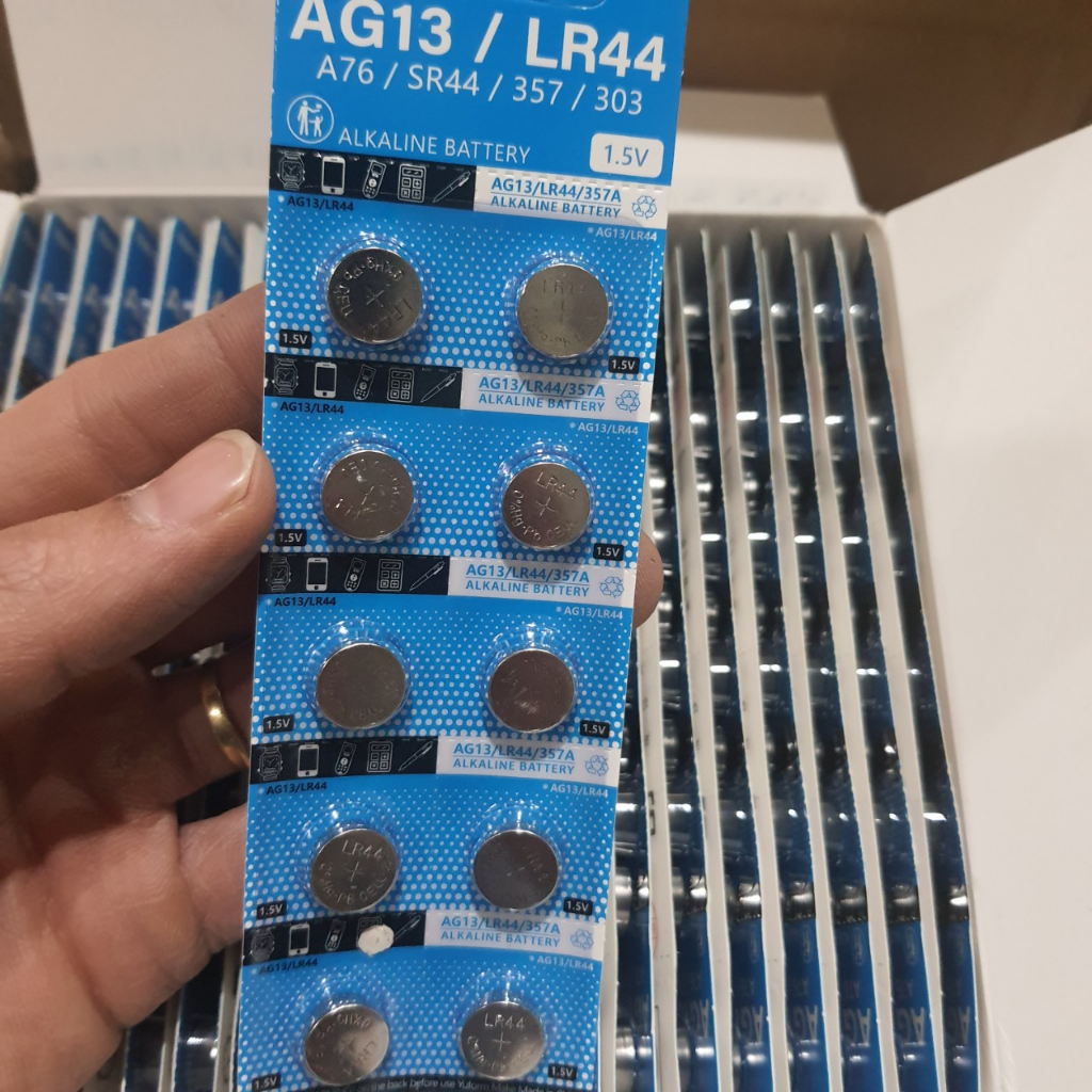 Pin AG13/LR44 Mới 100% dung lượng lớn độ bền cao pin đồ chơi pin đồng hồ