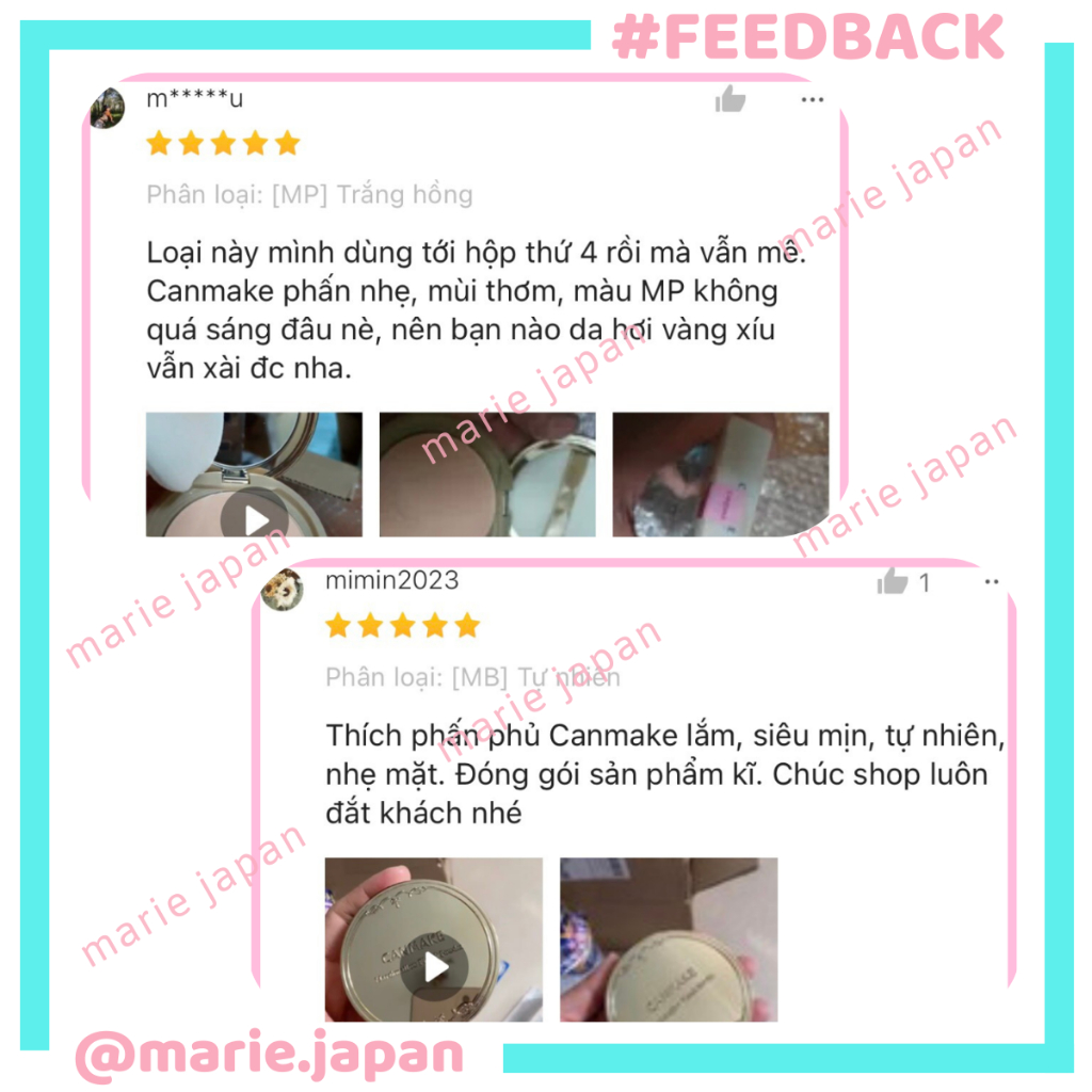 Phấn phủ Canmake Marshmallow Finish Powder Nhật Bản