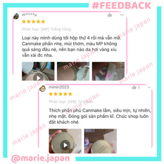 Phấn Phủ Canmake Marshmallow Finish Powder Siêu Kiềm Dầu Mỏng Mịn Chống Nắng MẪU MỚI Nhật Bản