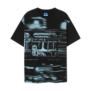 Áo thun unisex Soko Train màu xanh - Charm tee Onism