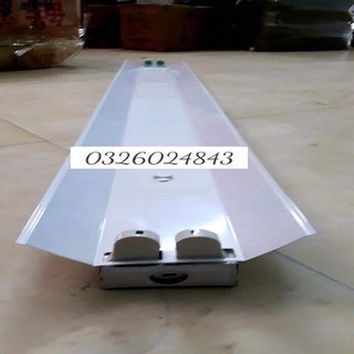 Combo 02 máng đèn Led- máng đôi có choá- máng sơn tĩnh điện