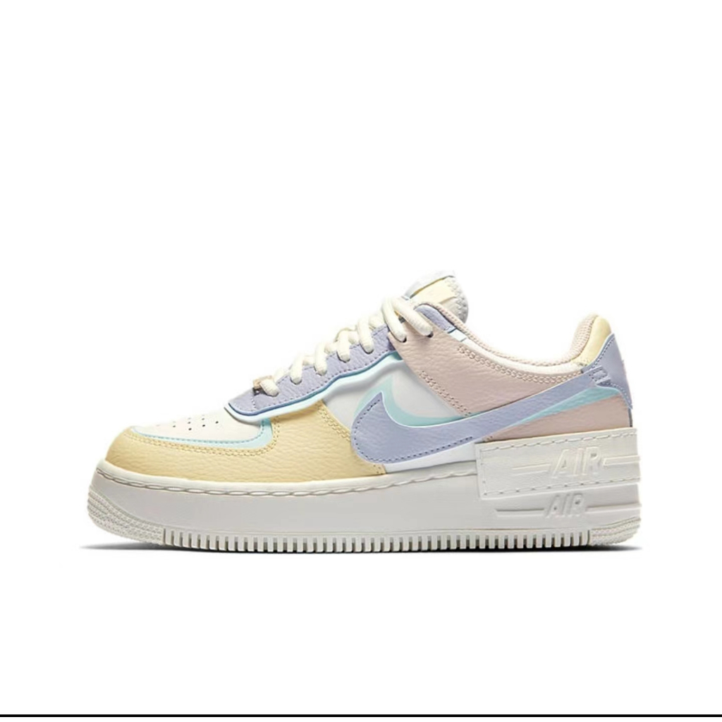 Nlke Air Force 1 Low Shadow Trắng, xanh và đỏ
