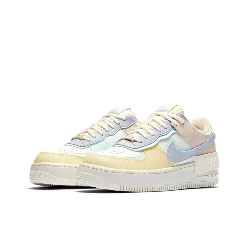 Nlke Air Force 1 Low Shadow Trắng, xanh và đỏ