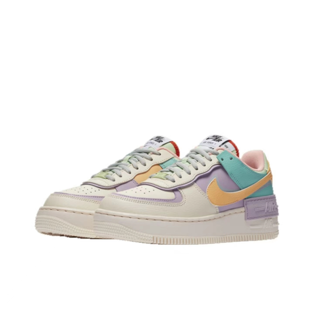 Nlke Air Force 1 Low Shadow Trắng, xanh và đỏ