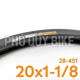 Vỏ Lốp & Ruột Săm Xe Đạp 20x1-1/8 CST (28-451)