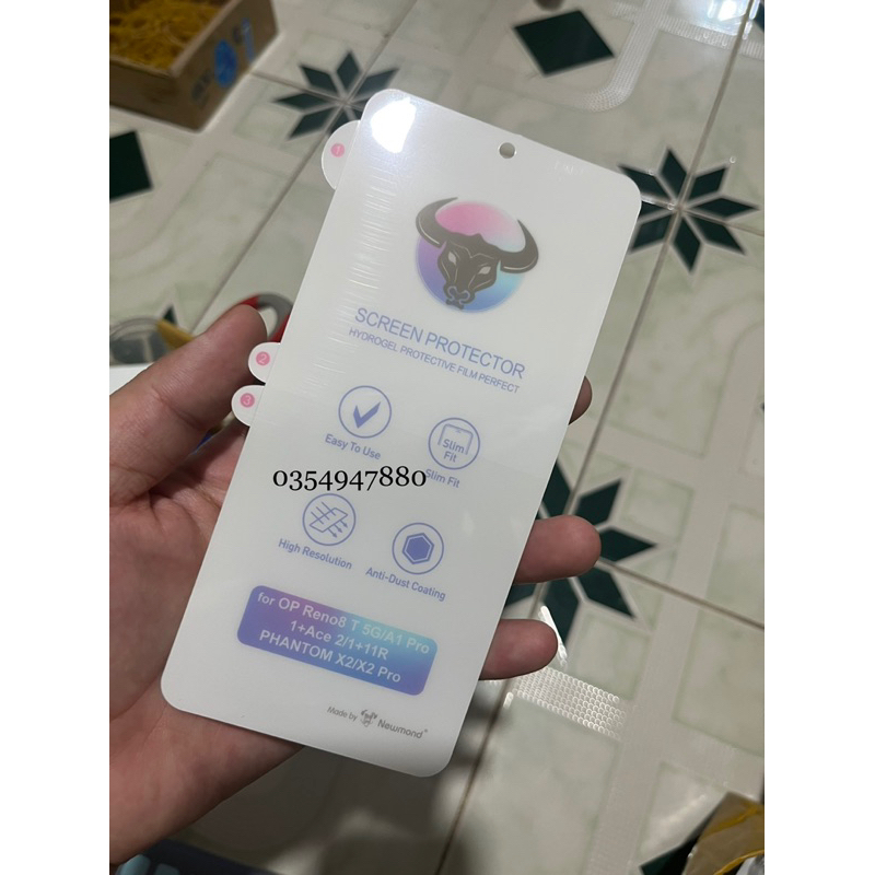 Dán dẻo PPF cho Oppo Reno 8T 5G Full màn hình chống trầy xước