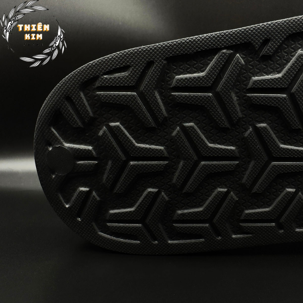 Dép nam quai ngang thời trang cao cấp đen tinh tế in chữ PEACE big size cho chân to quá cỡ D7762