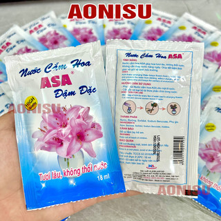 Nước dưỡng hoa tươi lâu asa đậm đặc gói 18ml chính hãng - nước cắm hoa hoa lâu tàn tươi lâu aonisu