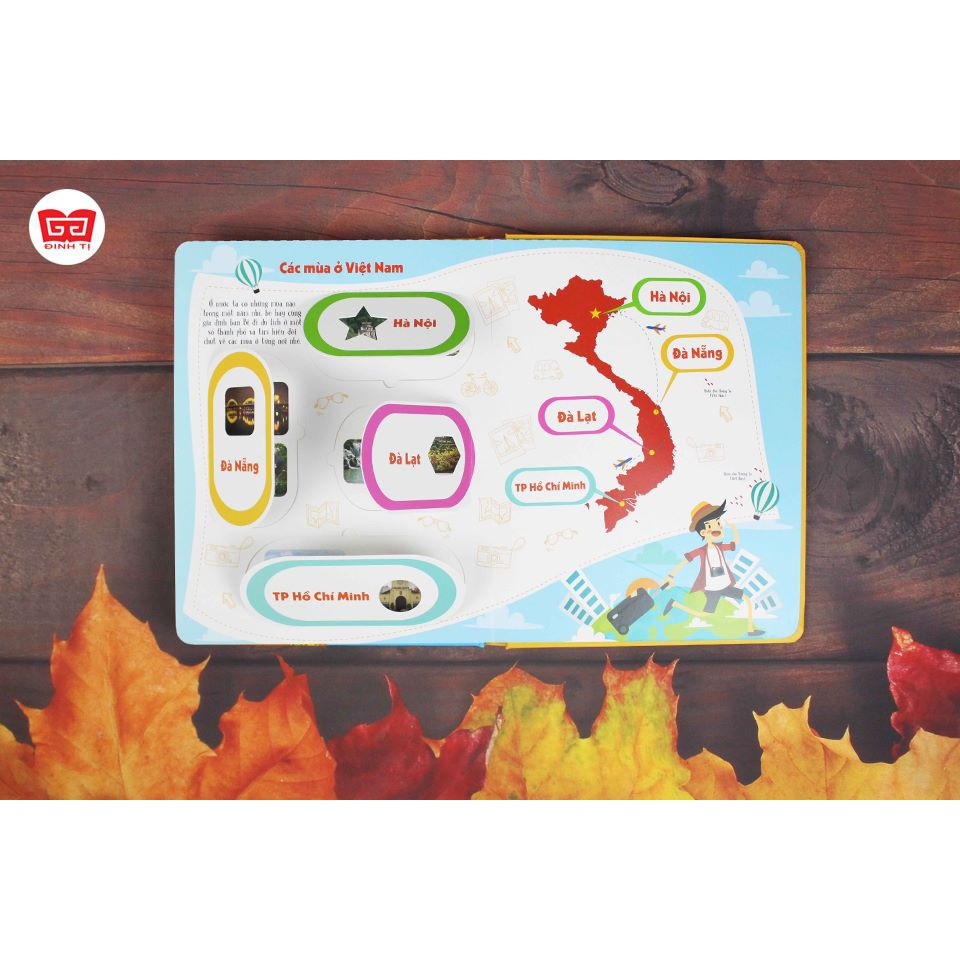 Sách Lift-The-Flap - Lật mở khám phá - Seasons - Các mùa trong năm