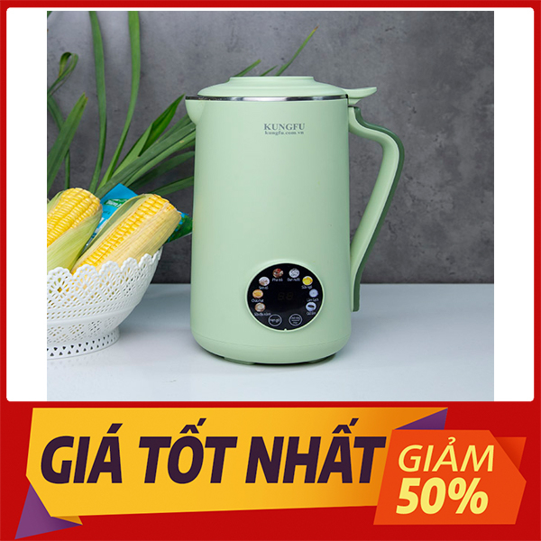 Máy làm sữa hạt Kungfu KF-MSH12, 10 cấp độ nấu, dung tích 1.2L