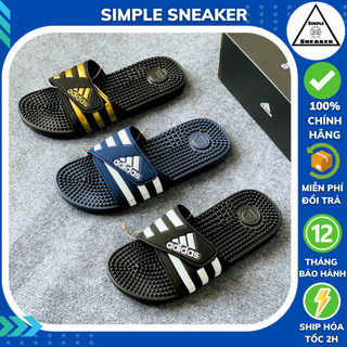 Dép Adidas Massage Chống Nước Chính Hãng 💙SIMPLE SNEAKER💙 Adidas Adissage Slides Dép Quai Ngang Massage Chân Thư Giãn