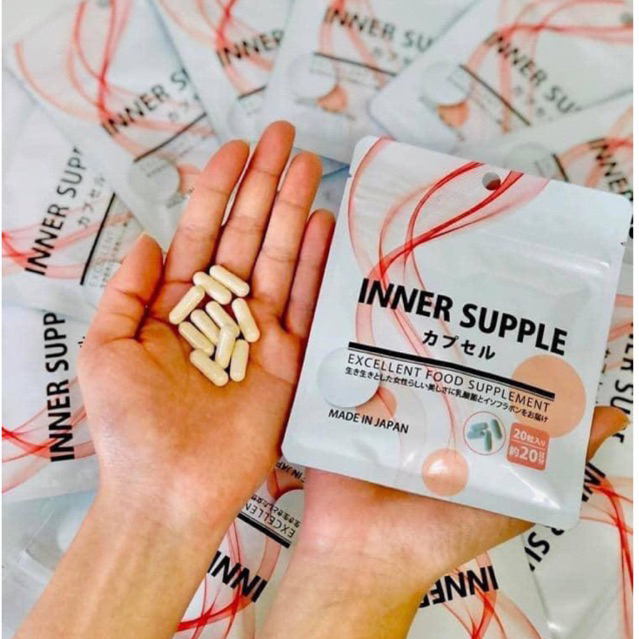 𝐕𝐢𝐞̂𝐧 𝐮𝐨̂́𝐧𝐠 giúp hỗ trợ 𝐜𝐚̂𝐧 𝐛𝐚̆̀𝐧𝐠 𝐧𝐨̣̂𝐢 𝐭𝐢𝐞̂́𝐭 𝐭𝐨̂́ INNER SUPPLE Nhật Bản gói 20 ngày