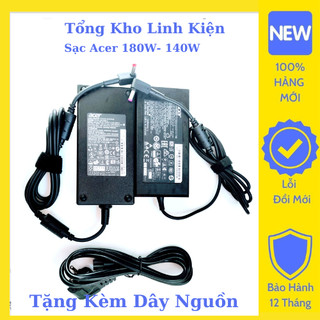 Sạc laptop acer 19v - 7.1a 135w / 9.23a 180w new zin bảo hành 12 tháng tặng kèm dây nguồn
