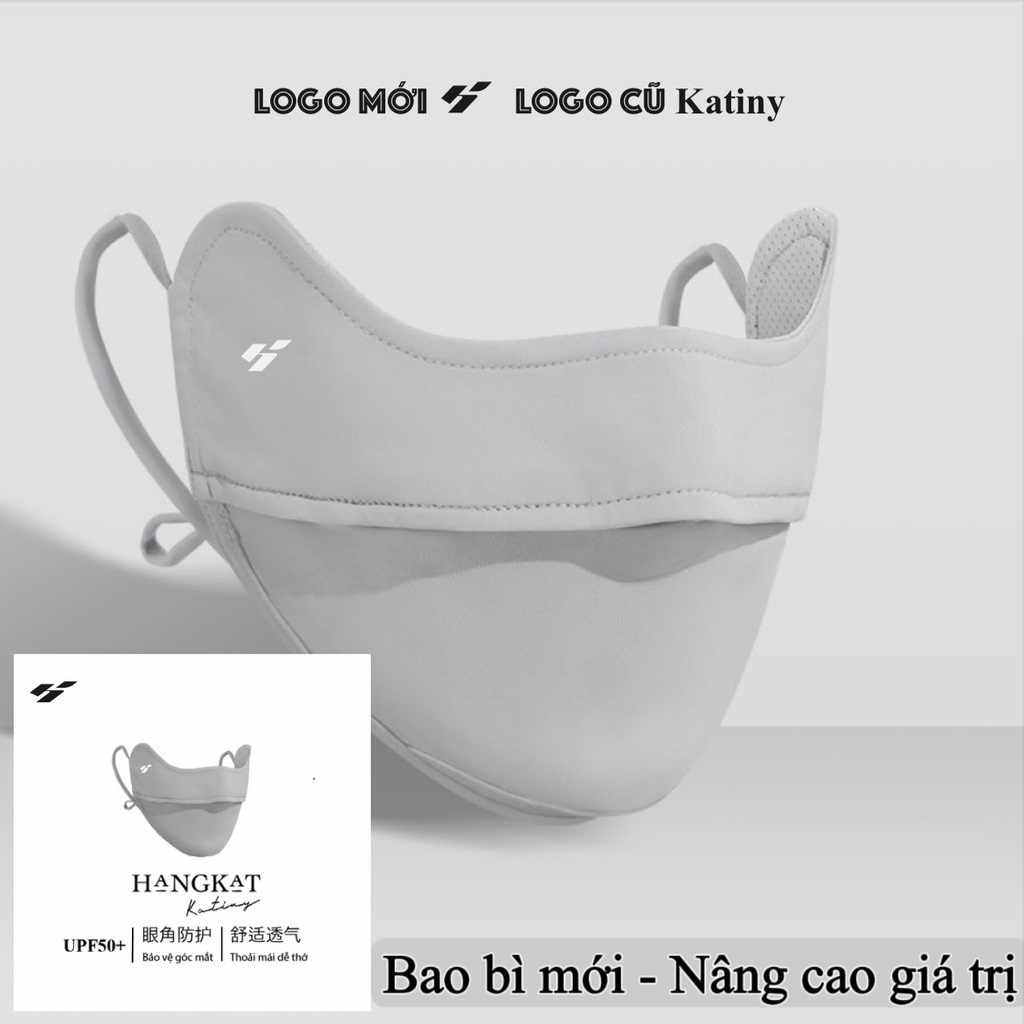 Khẩu Trạng Chống Nắng UPF 50 + Chống Tia UV Hangkat KATINY Chính Hãng Màu Xám A002