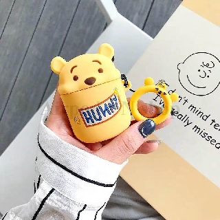 [Hàng loại 1] Ốp Airpods 1 và 2, tai nghe bluetooth i11,i12, i100, i200, i9s... gấu Hunny cao cấp