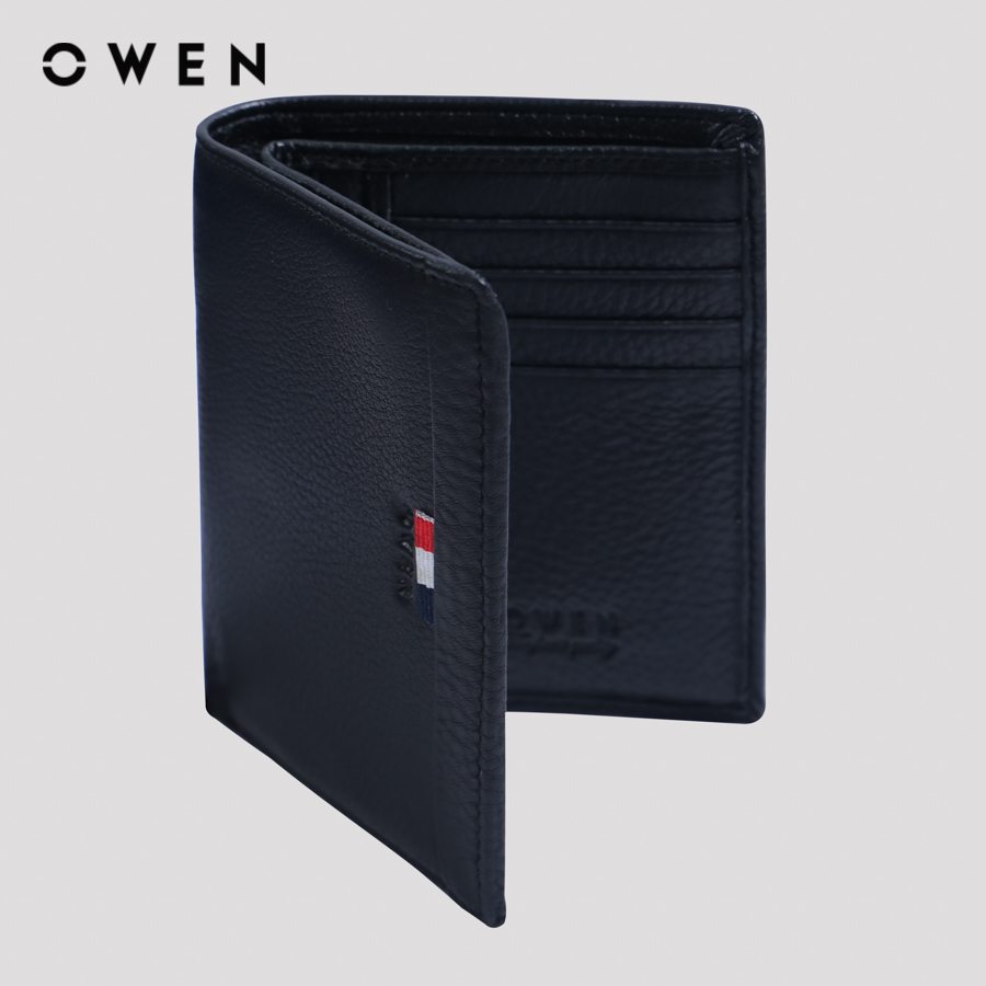 OWEN - Ví da  màu Đen chất liệu 100% Leather - VD232684