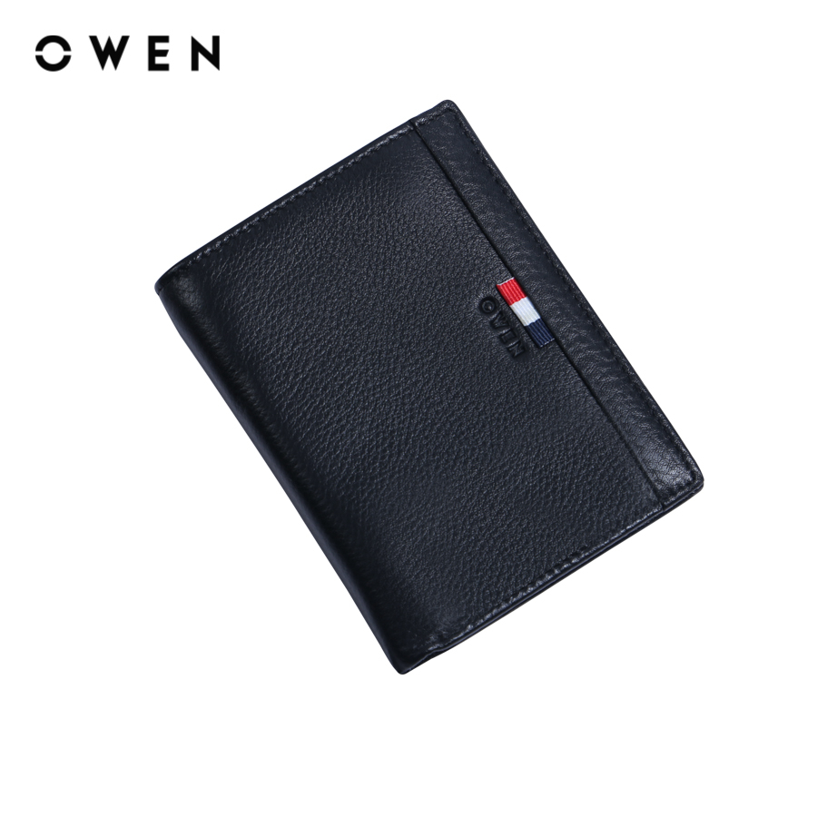 OWEN - Ví da  màu Đen chất liệu 100% Leather - VD232684