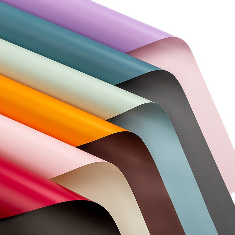 20 Tờ Giấy Gói Hoa 2 Mặt Trơn, Không Thấm Nước, Bó Hoa Tươi Hoa Sáp Đẹp, Kích Thước 58*58