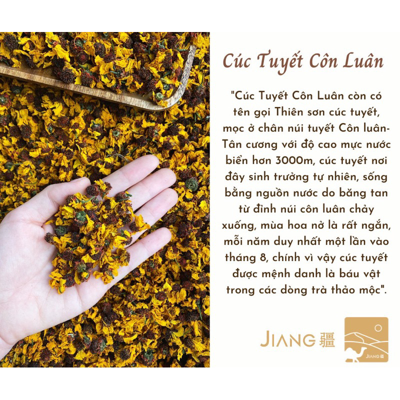 Trà cúc tuyết Tây Tạng Côn Luân tự nhiên thượng hạng 50g_Jiang
