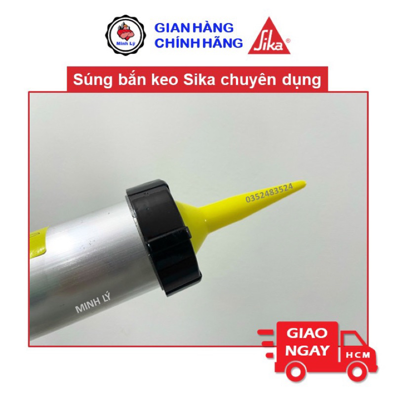 Súng Bắn Keo Xúc Xích Xử Lý Nứt Chống Thấm Sikaflex Construction 600 ml Sika