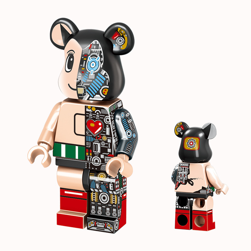 Mô hình lắp ráp Minifigures nhân vật hoạt hình manga 3D cosplay Bear Brick le.go mã 10063-1 kích thước 6cm hàng đẹp