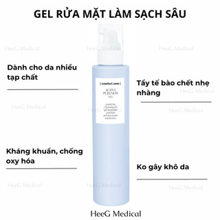 Gel rửa mặt làm sạch sâu, cân bằng da Comfort Zone Active Pureness Gel 200ml