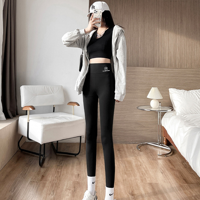 Quần tập yoga nữ，cạp cao quần nâng mông， thể thao đồ tập yoga，Simple khô  Thời trang bigsize-S-3XL-93kg