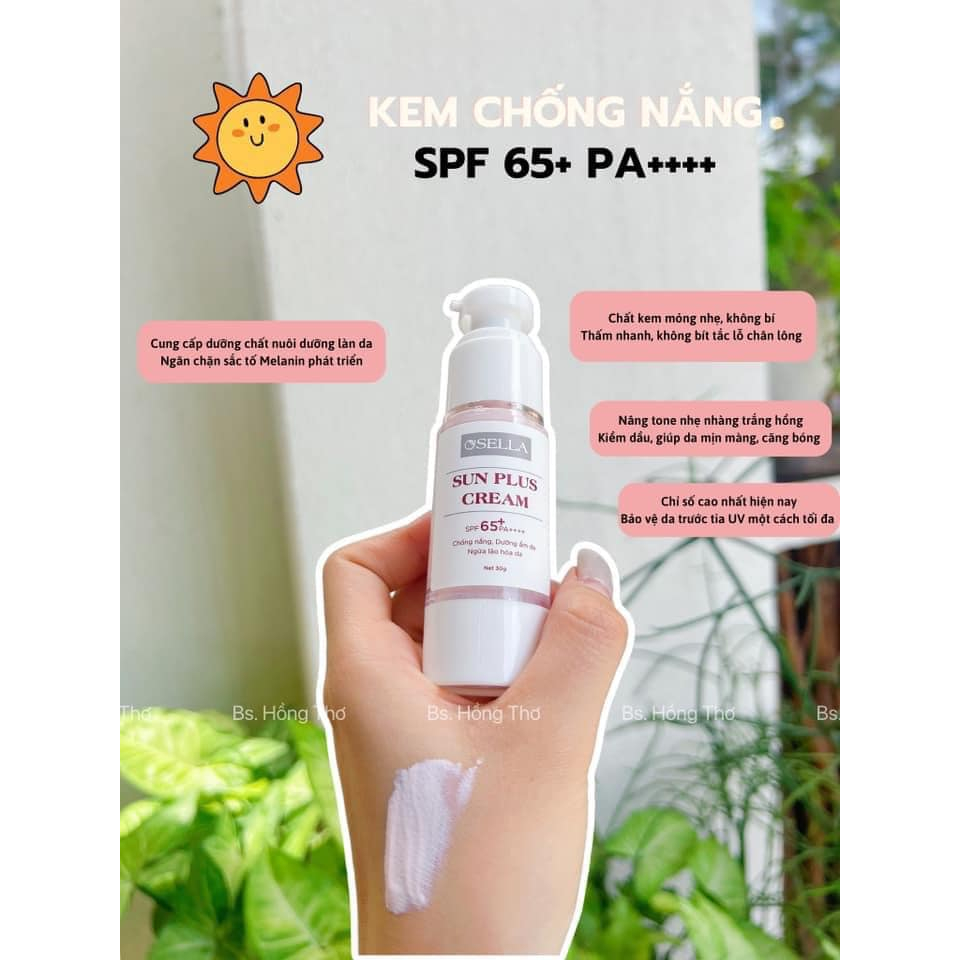 Kem Chống Nắng Da Mặt Sun Plus Cream 30g spf 65 - HT Store
