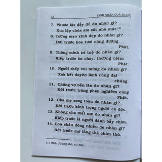 Sách - Nhân Quả Ba Đời