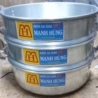 Bộ xửng 3 tầng hấp bánh+thực phẩm size 36cm