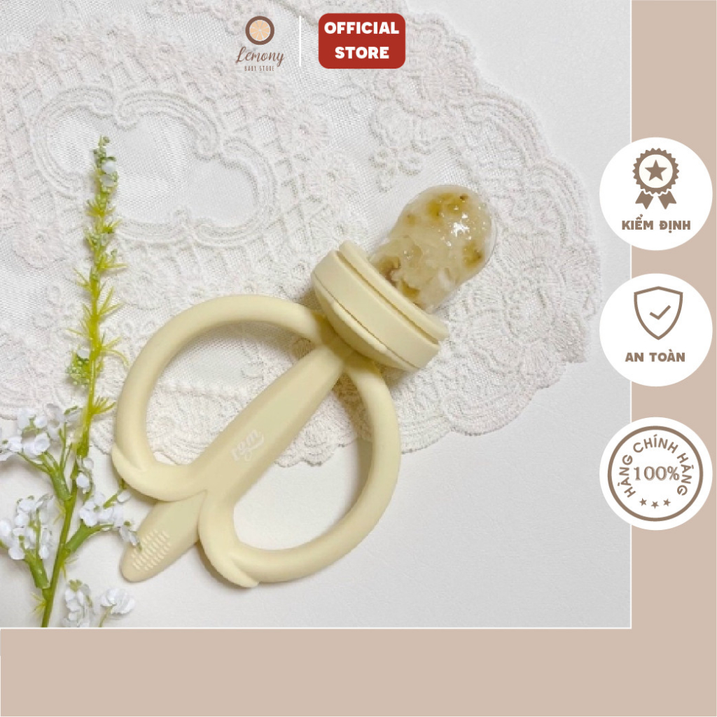 Túi nhai hoa quả kiêm gặm nướu silicone TGM an toàn cho bé, Made in Korea