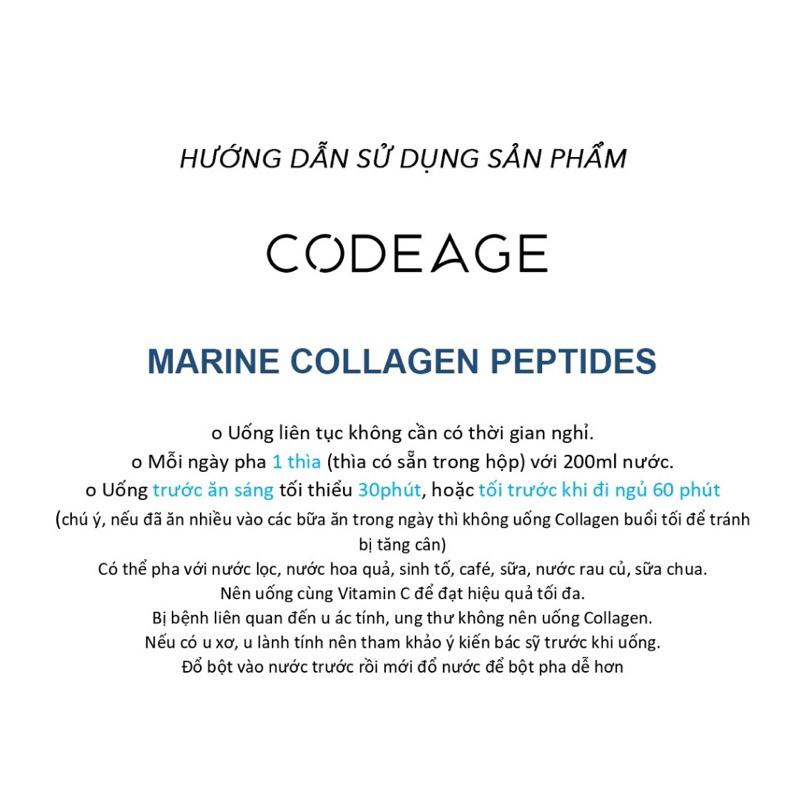 Bột Collagen Codeage giúp trẻ hoá, căng mịn