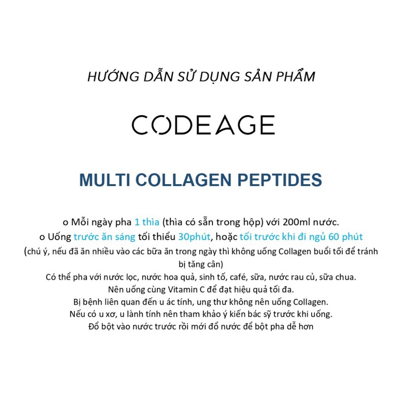 Bột Collagen Codeage giúp trẻ hoá, căng mịn