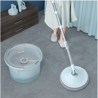  Chổi lau nhà K9 tách nước bẩn thông minh 360 độ kèm 2 bông lau bộ cây lau nhà cán inox không gỉ kèm thùngBông Mút Bọt B 