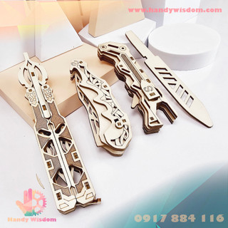 Mô hình lắp ghép gỗ - Item vật phẩm CSGO, COD