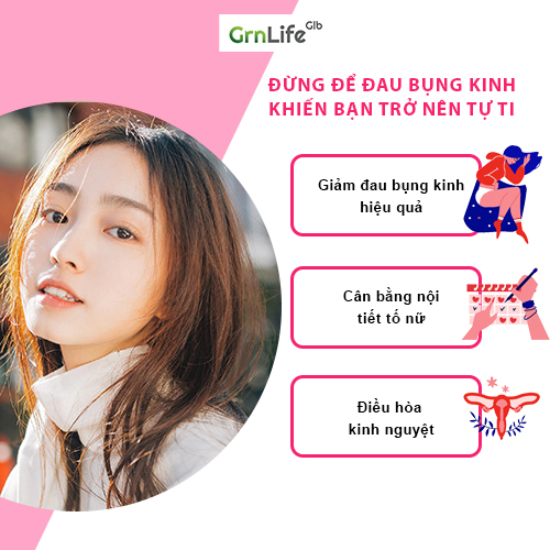 VIÊN ÍCH MẪU GrnLife - hỗ trợ điều kinh, bổ huyết, giảm đau bụng, lưu thông tuần hoàn (Lọ 50 viên)