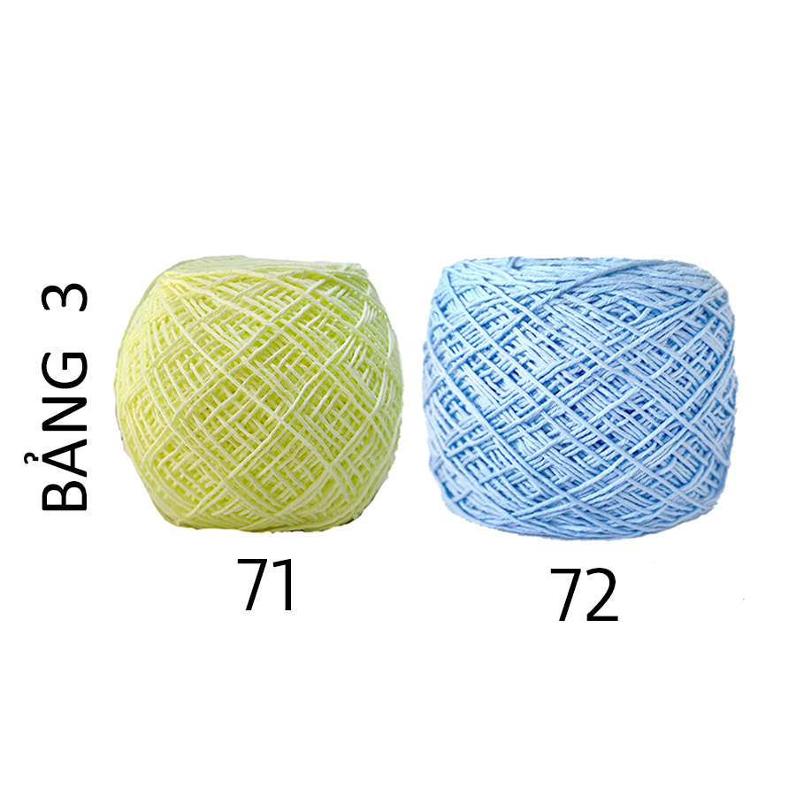 Cuộn Cotton Việt Nam 1mm, cuộn ctvn móc áo, thú bông bikini đi biển vnct Woolies