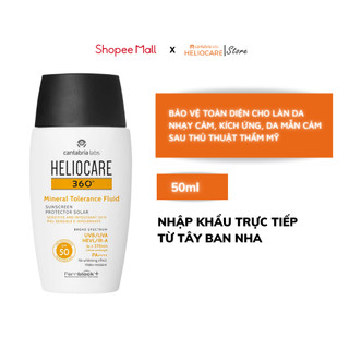 Kem chống nắng HELIOCARE 360° Mineral Tolerance Fluid cho da nhạy cảm, da dễ kích ứng